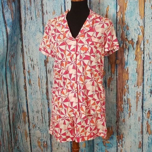 crown & ivy Other - Crown & Ivy Beach Umbrella Pajama Shorts Set sz small